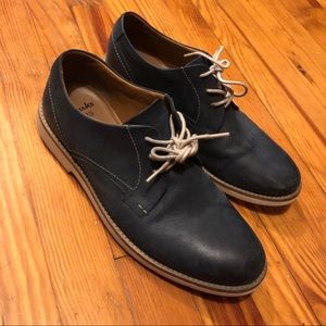 Clarks Navy Blue Oxford Lace Ups